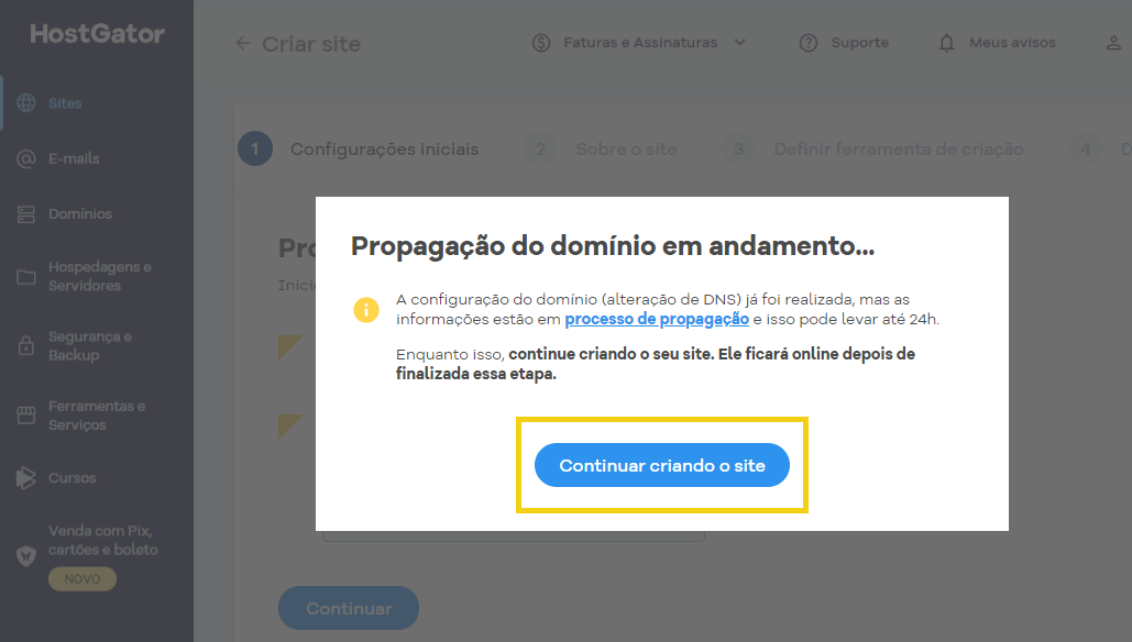 1.4 Domínio registrado na HostGator (3).png