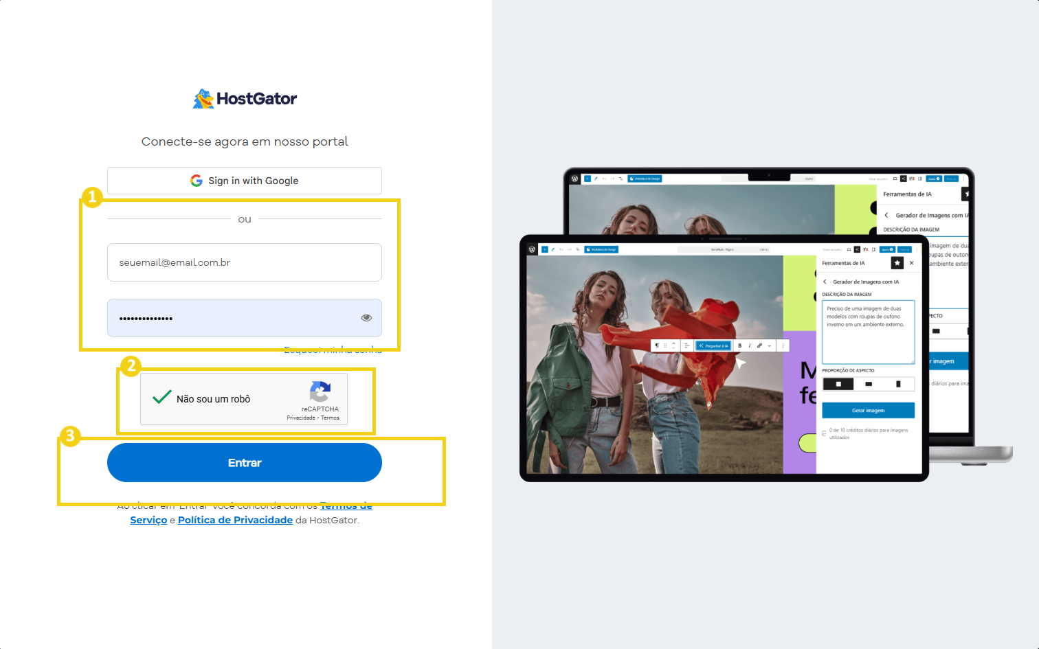 login-hostgator-cadastro-websites.png