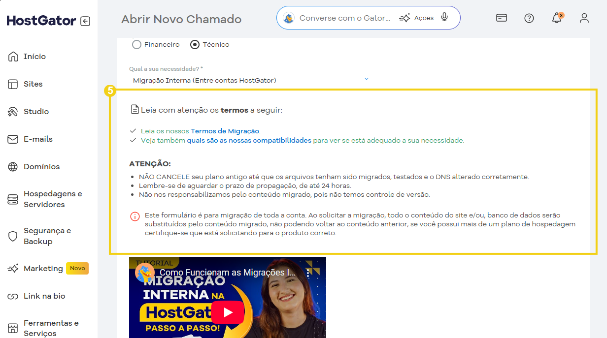 Tela de abertura de chamado para ler com atenção as informações para a migração.png