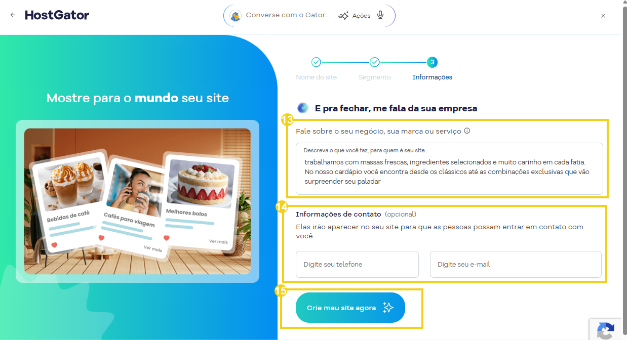 Criando sites com inteligência artificial. Passo a passo para desenvolver seu site personalizado de forma fácil e rápida.